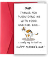 GeckoCustom Hilarious First Father’S Day Card from Wife,First Fathers Day Cards Gifts from Baby Girls Boys, Cute 1St Fathers Day Card, Happy Father’S Day Card from Son Daughter 06