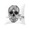 GeckoCustom Home Decor Halloween Skull Pillowcase Sofa Cover Pillow Cover Car Cushion Cover Throw Pillow Case 18x18 Inches funda de almohada 4 / 40x40cm