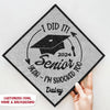 GeckoCustom I Did It Yeah I'm Shocked Too Tassel Toppers, Graduation Gift HN590 9.5"x9.5"