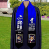 GeckoCustom I Graduated Can I Go Back To Bed Now Graduation Gift Stoles 892291 6x72 inch