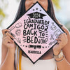 GeckoCustom I Graduated, Can I Go Back To Bed Now Tassel Toppers, Graduation Gift HN590 9.5"x9.5"