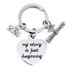 GeckoCustom I Graduation Metal Keychain T286 HN590 2023GKYC003