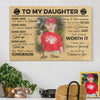 GeckoCustom I Hope You Believe In Yourself Personalized Baseball Softball Photo Print Canvas C596 12"x8"