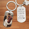 GeckoCustom I Met You I Liked You I Love You Couple Metal Keychain HN590