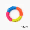 GeckoCustom Interactive Training Ring Puller Resistant Flying Discs Bite Ring Toy For Dog 11CM