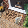 GeckoCustom Keep Door Closed Cats Planning Escape Personalized Doormat Funny Gift For Cat Lovers CH07 895232