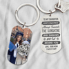 GeckoCustom Keep Your Face Always Towards The Sunshine Graduation Metal Keychain HN590