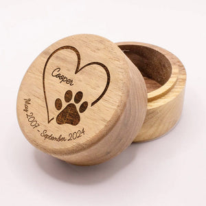 GeckoCustom Keep Your Memorial With Dog Wooden Keepsake K228 890025