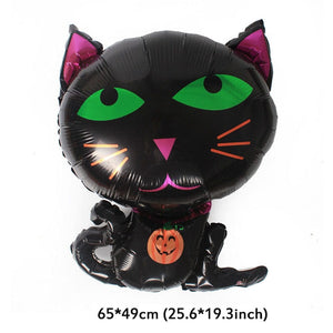 GeckoCustom Large Inflatable Ghost Tree Pumpkin Witch Balloons Halloween Spider Bat Mummy Balloon Scary Halloween Party Decoration Kids Toy Army Green / Other