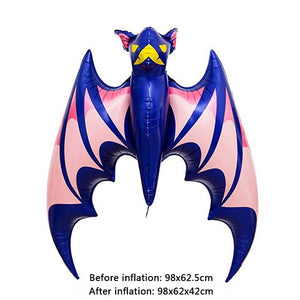 GeckoCustom Large Inflatable Ghost Tree Pumpkin Witch Balloons Halloween Spider Bat Mummy Balloon Scary Halloween Party Decoration Kids Toy Emerald / Other