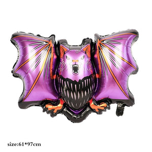 GeckoCustom Large Inflatable Ghost Tree Pumpkin Witch Balloons Halloween Spider Bat Mummy Balloon Scary Halloween Party Decoration Kids Toy Green / Other