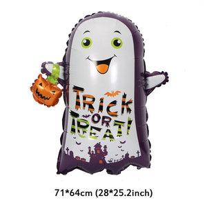 GeckoCustom Large Inflatable Ghost Tree Pumpkin Witch Balloons Halloween Spider Bat Mummy Balloon Scary Halloween Party Decoration Kids Toy multi / Other