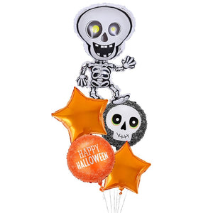 GeckoCustom Large Inflatable Ghost Tree Pumpkin Witch Balloons Halloween Spider Bat Mummy Balloon Scary Halloween Party Decoration Kids Toy Olive / Other