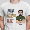 GeckoCustom Legend Husband Grandpa Since Years T Shirt Unisex T Shirt / Sport Grey / S