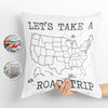 GeckoCustom Let's Take A Road Trip Camping Pillow Cover K228 890319
