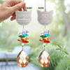 GeckoCustom Look For Me In Rainbows Cat Personalized Memorial Rainbow Suncatcher N304 HA75 891440 13.18''