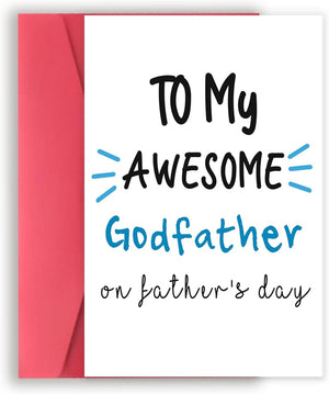 GeckoCustom Lovely Taco Father'S Day Card for Dad, Funny Fathers Day Gift for Husband from Wife, Romantic Father'S Day Card, Happy Father'S Day to the Only Meat for My Taco Godfather Card