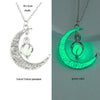 GeckoCustom Luminous Glowing Arrow Pendant Necklace Knight Spear Necklace Glow In The Dark Pike Necklace for Women Men Halloween Gift Spiral Moon
