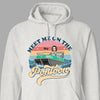 GeckoCustom Meet Me On The Pontoon Shirt TA29 889486 Pullover Hoodie / Sport Grey Colour / S
