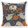 GeckoCustom Merry Halloween Trick or Treat Happy Halloween Demon Creative Festival Decor Home Adult Birthday Decoration Bed Cushion Cover L1692-11 / 45-45cm
