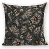 GeckoCustom Merry Halloween Trick or Treat Happy Halloween Demon Creative Festival Decor Home Adult Birthday Decoration Bed Cushion Cover L1692-4 / 45-45cm