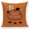 GeckoCustom Merry Halloween Trick or Treat Happy Halloween Demon Creative Festival Decor Home Adult Birthday Decoration Bed Cushion Cover L1692-2 / 45-45cm