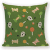 GeckoCustom Merry Halloween Trick or Treat Happy Halloween Demon Creative Festival Decor Home Adult Birthday Decoration Bed Cushion Cover L1692-7 / 45-45cm
