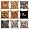 GeckoCustom Merry Halloween Trick or Treat Happy Halloween Demon Creative Festival Decor Home Adult Birthday Decoration Bed Cushion Cover