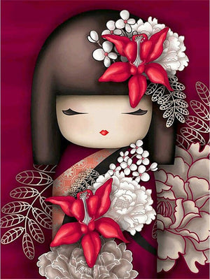 GeckoCustom New DIY 5D Diamond Painting Moon Tree Full Round Mosaic Landscape Flower Diamond Embroidery Art Rhinestone for Home Decor FDX39 / 20x30cm