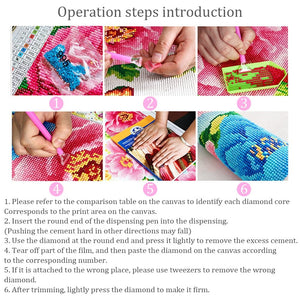 GeckoCustom New DIY 5D Diamond Painting Moon Tree Full Round Mosaic Landscape Flower Diamond Embroidery Art Rhinestone for Home Decor