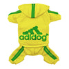 GeckoCustom New Pet Dog Clothes Spring Dog Hoodies Coat Letter Cute Small Dogs Chihuahua Pug Yorkshire Puppy Pet Hoodie Cat Clothing XXL Yellow Dog Clothes / XS 0.5-1.2KG / China