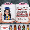 GeckoCustom No Body Is Better At Graduating Than You Graduation mug, Custom Chibi ClipArt HN590