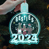 GeckoCustom Personalized 2024 Besties Forever Led Acrylic Ornament For Besties HO82 893272 3 inches