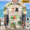 GeckoCustom Personalized Cat Clipart Hawaiian Shirt, HN590