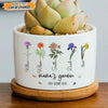 GeckoCustom Personalized Custom Name And Flower Branches Family Plant Pot T368 889455 8 x 6 cm