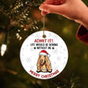GeckoCustom Personalized Dog Cat Life Would Be Boring Without Me Ceramic Ornament HO82 893172 3 inch