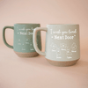 GeckoCustom Personalized Gift I Wish We Lived Closer Bestie Printed Pottery Mug For Bestie LM32 891955