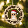 GeckoCustom Personalized Gift Lovable Friendly Funny Cat, Wooden Ornament For Cat Lover, Cat Mom and Cat Dad - Best Christmas Gift Idea HO82 891727 4"x4"