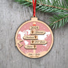 GeckoCustom Personalized Gift Travel Adventure Together Ornament Wood Ornament For Couple LM32 893005 4"x4"