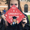 GeckoCustom Personalized Text And Photo Shut Up Graduation Cap Topper, HN590 9.5"x9.5"