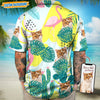 GeckoCustom Personalized Upload Dog Cat Photo Hawaiian Shirt T368 889464