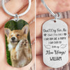 GeckoCustom Personalized Upload Photo Pet Metal Keychain T286 HN590