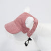 GeckoCustom Pet Baseball Caps Cute Dog Sun Hats Puppy Wear-resistant Peaked Cap Summer Outdoor Sun-proof Universal Solid Oxford Caps D-pink / XS