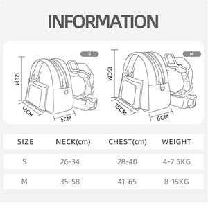 GeckoCustom Puppy Backpack With Harness Collar