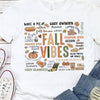 GeckoCustom Retro Fall Vibes Autumn Gift Thanksgiving Gift Bright Shirt HO82 893186