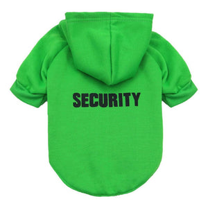 GeckoCustom Security Cat Clothes Pet Cat Coats Jacket Hoodies For Cats Outfit Warm Pet Clothing Rabbit Animals Pet Costume For Small Dogs Green / XS