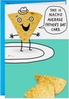 GeckoCustom Shoebox Funny Father'S Day Card (Nacho Average Card) Father'S Day, Nacho Average Card