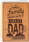 GeckoCustom Signature Father'S Day Card (Cork Lettering, Thankful for You) (799FFW9652) Great Dad