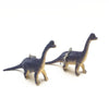 GeckoCustom Soft clay cute animal bite earrings studs - Fun Gift Idea Brachiosaurus