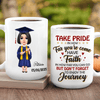 GeckoCustom Take Pride Congrats Grad Graduation mug, Custom Chibi ClipArt HN590